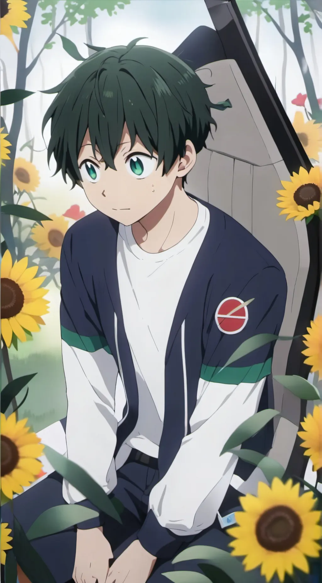 ai character: Deku background