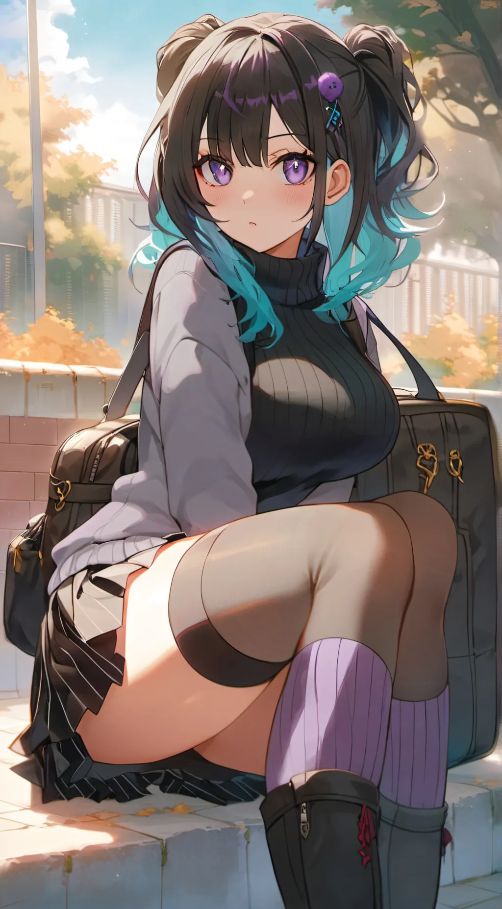 ai character: ●Maddie● background