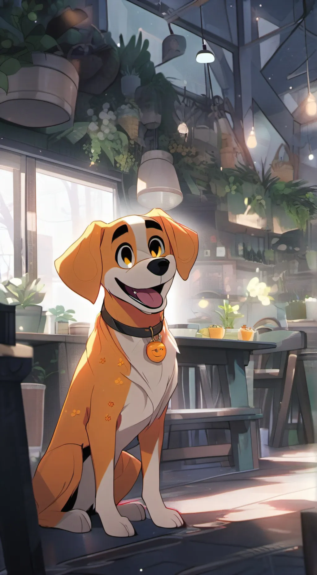 ai character: Dogday background