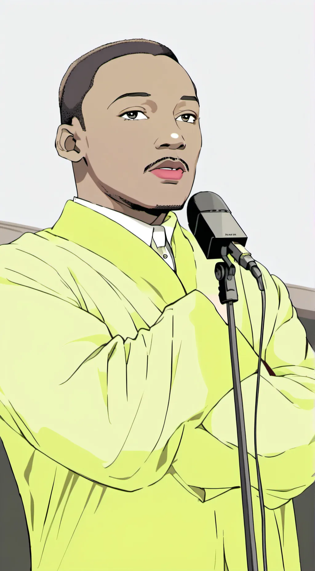 ai character: Martin Luther King background