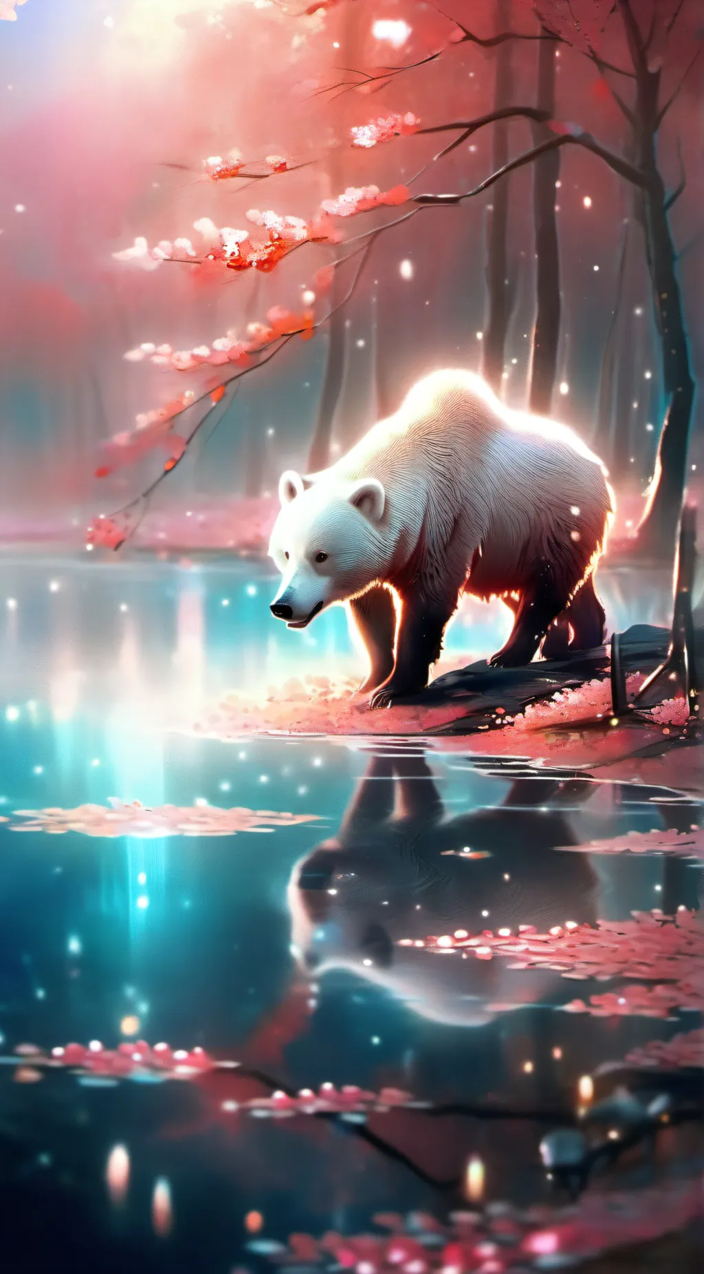 ai character: bear background