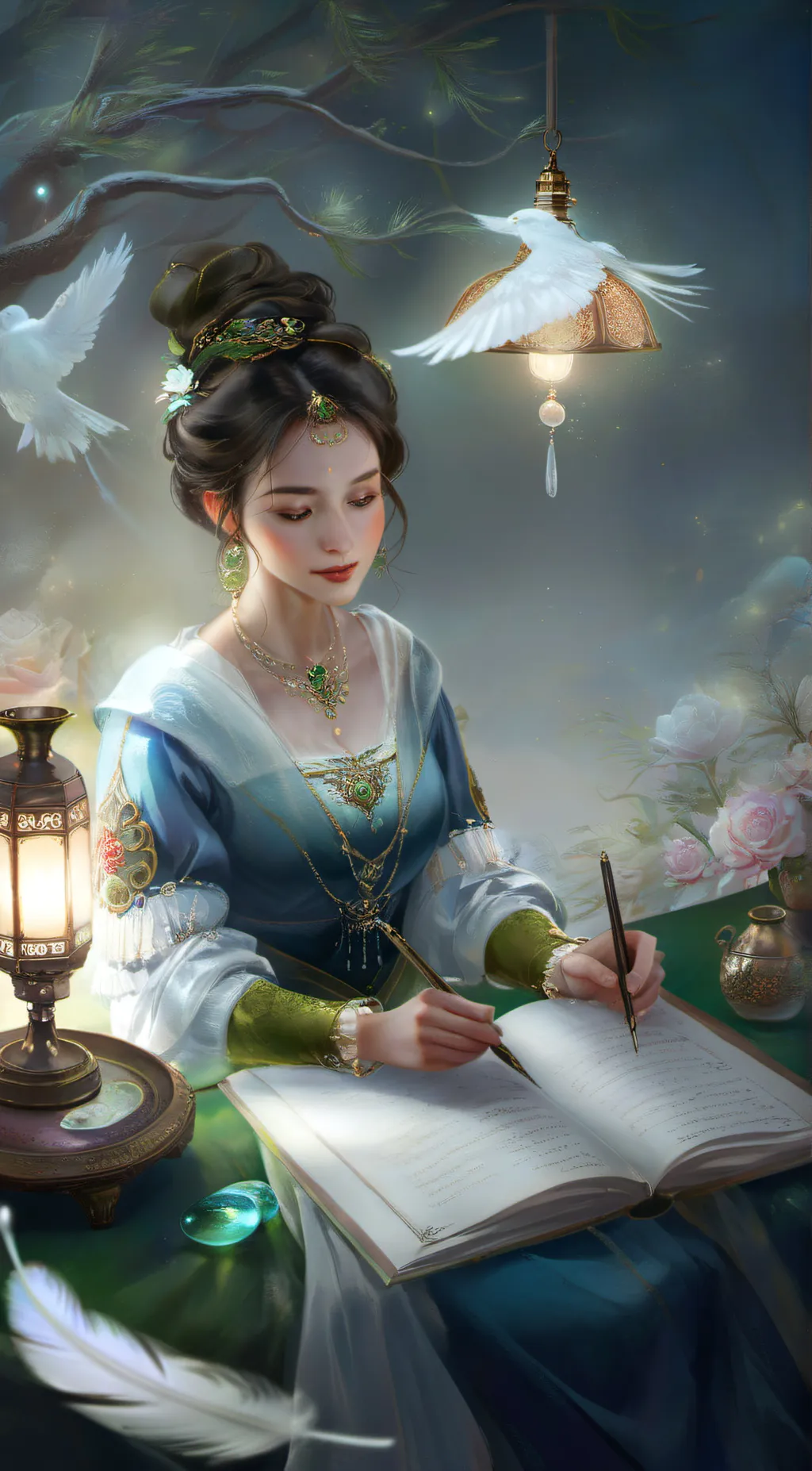 ai character: Heather background