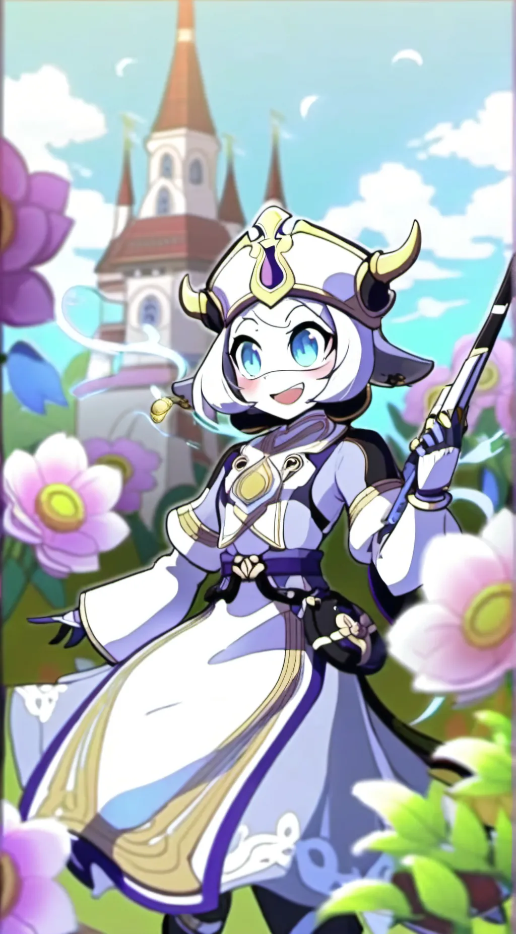 ai character: lunar  background