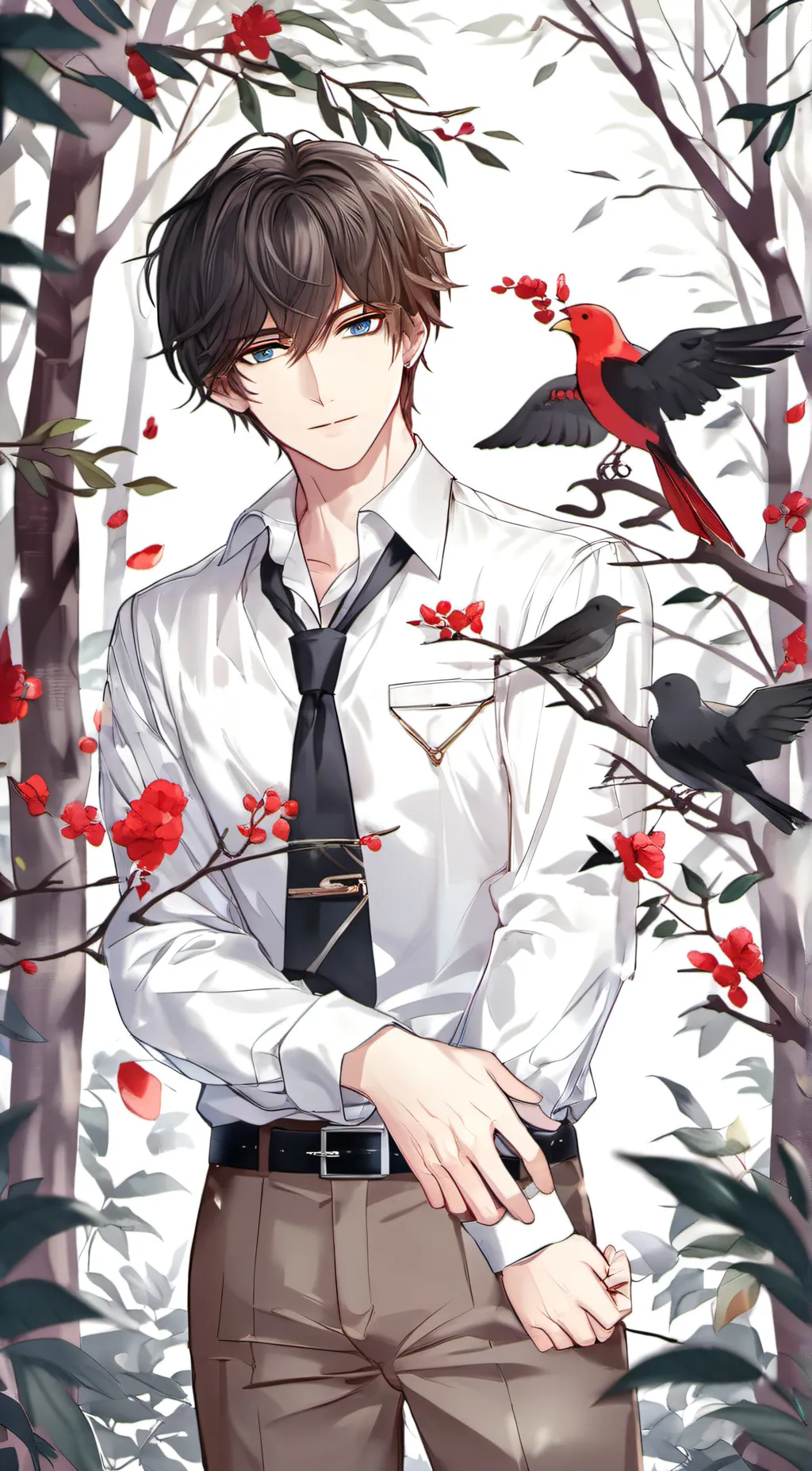 ai character: even background