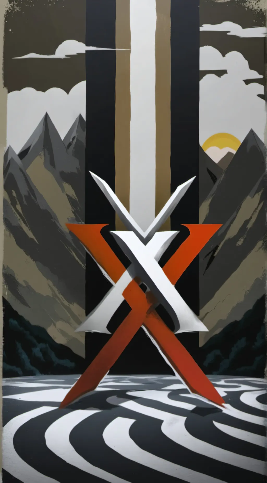 ai character: Crimson-X  background