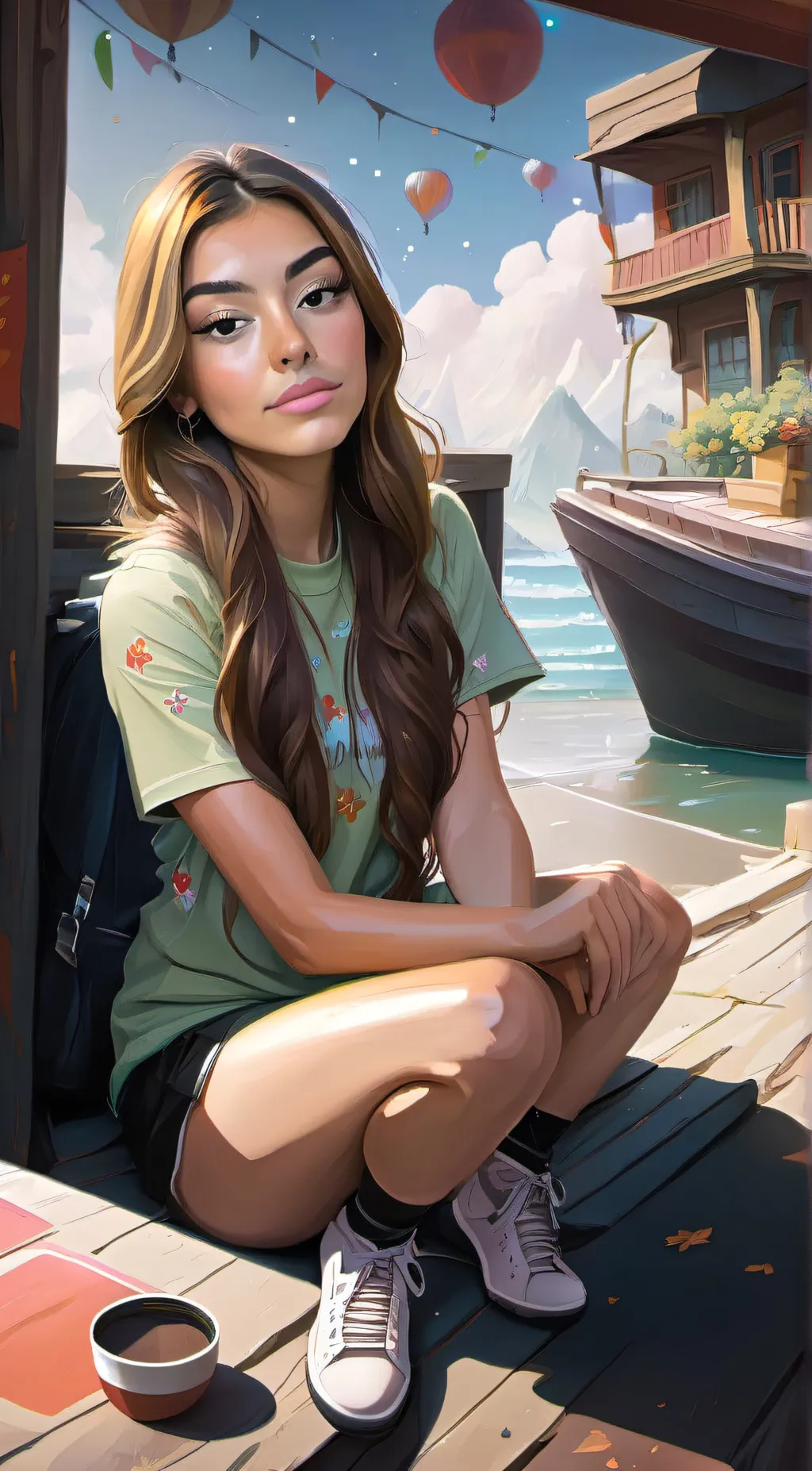 ai character: Rose  background