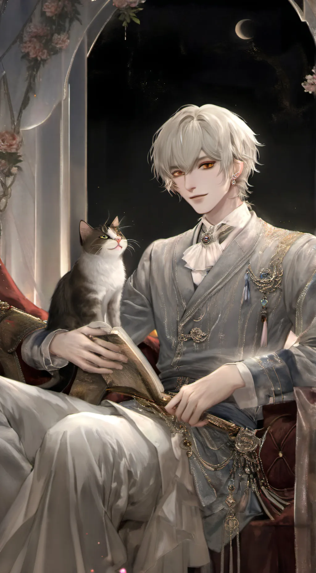 ai character: leon  background