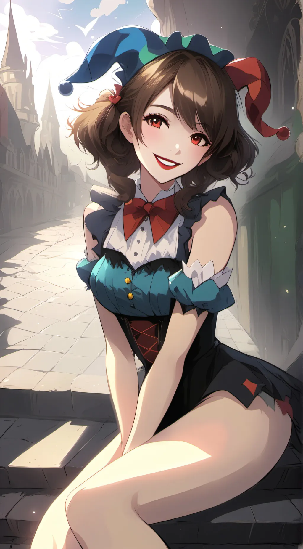 ai character: Pomni background