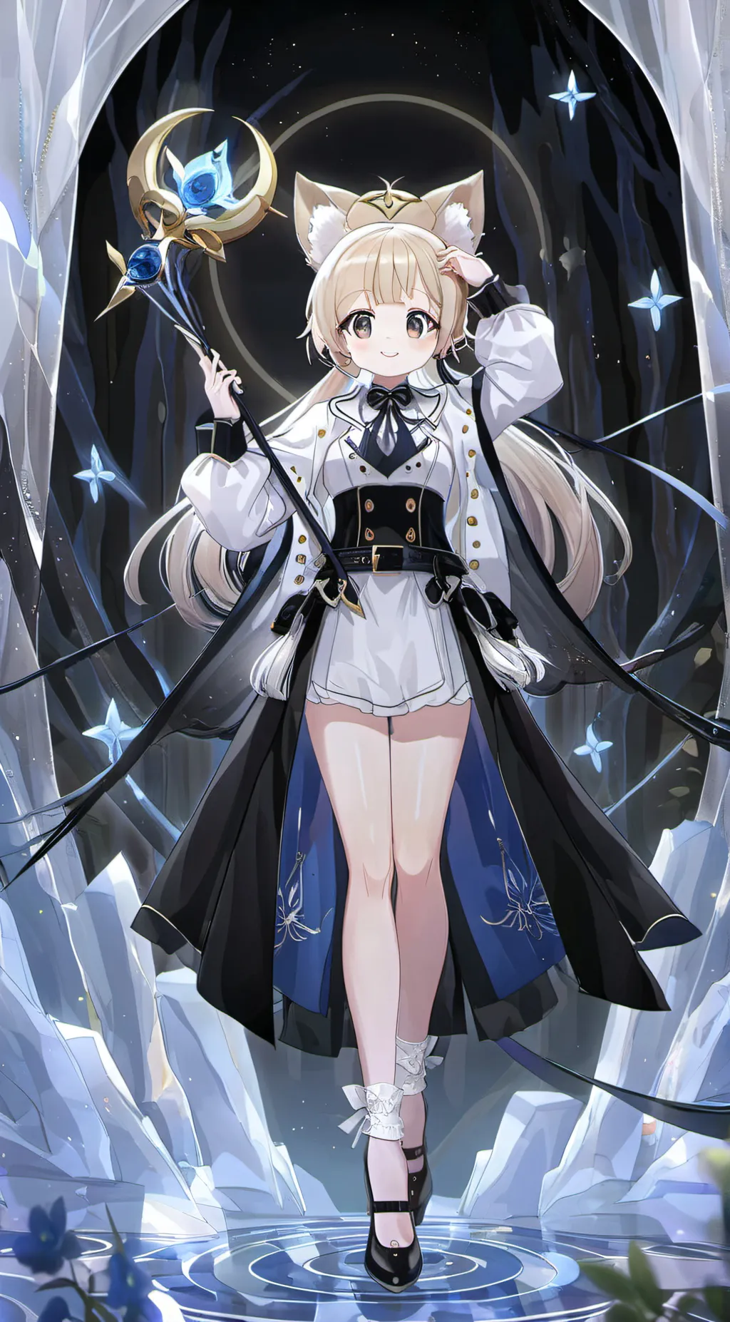 ai character: Saphire background