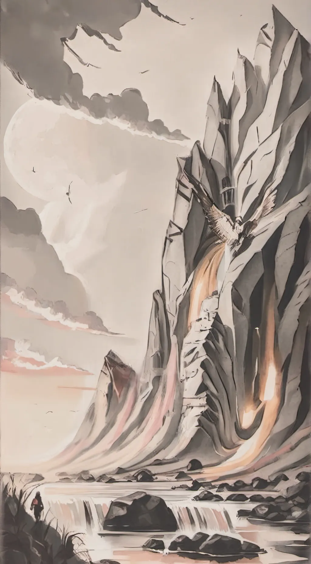 ai character: gangles friend❤️ background