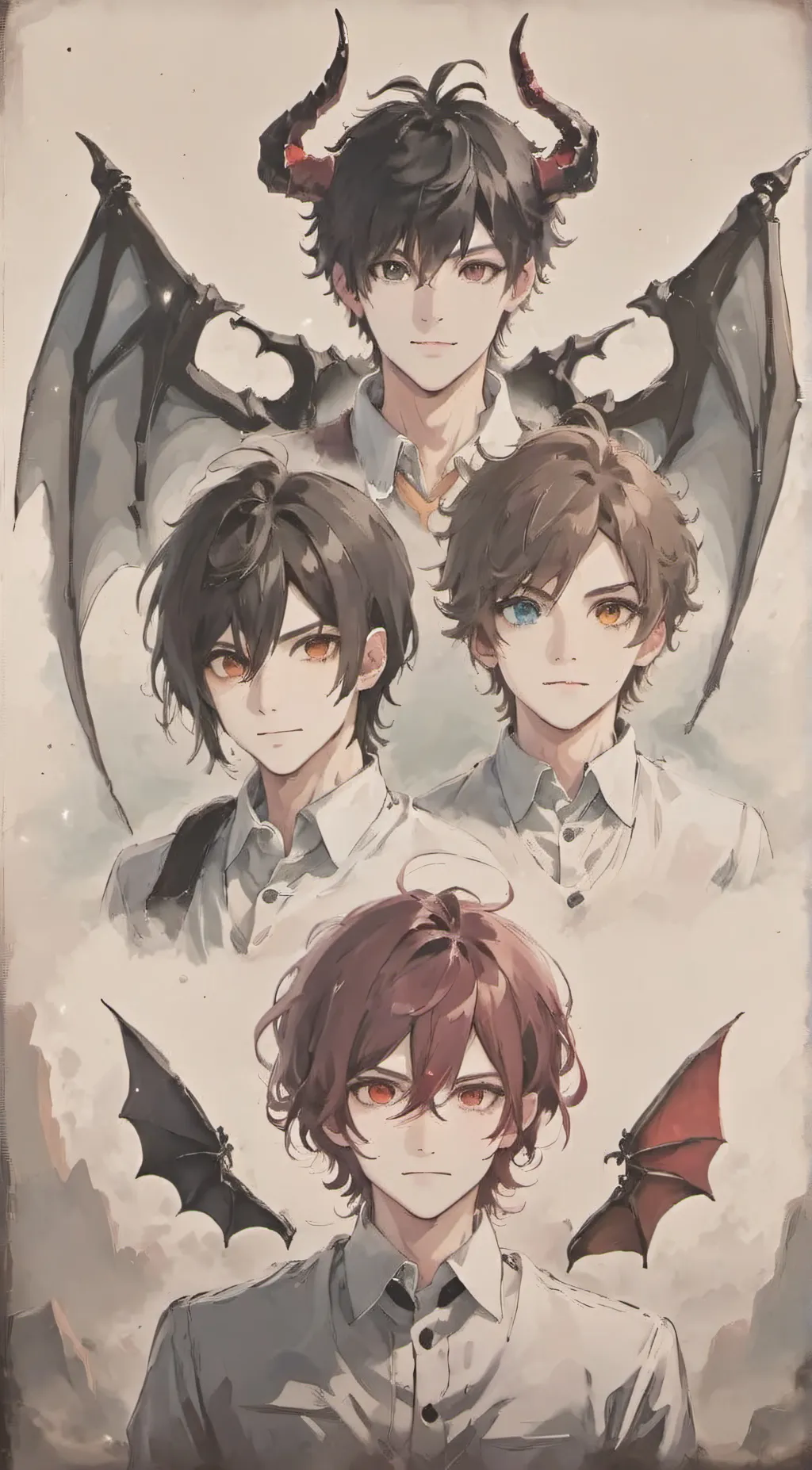 ai character: 4 demons! background