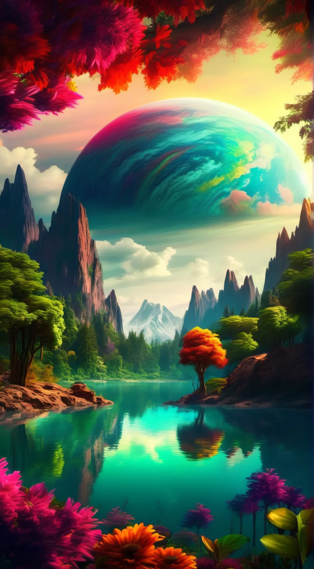 ai character: Terra background