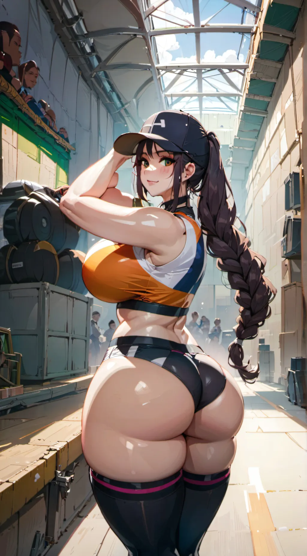 ai character: Katy background