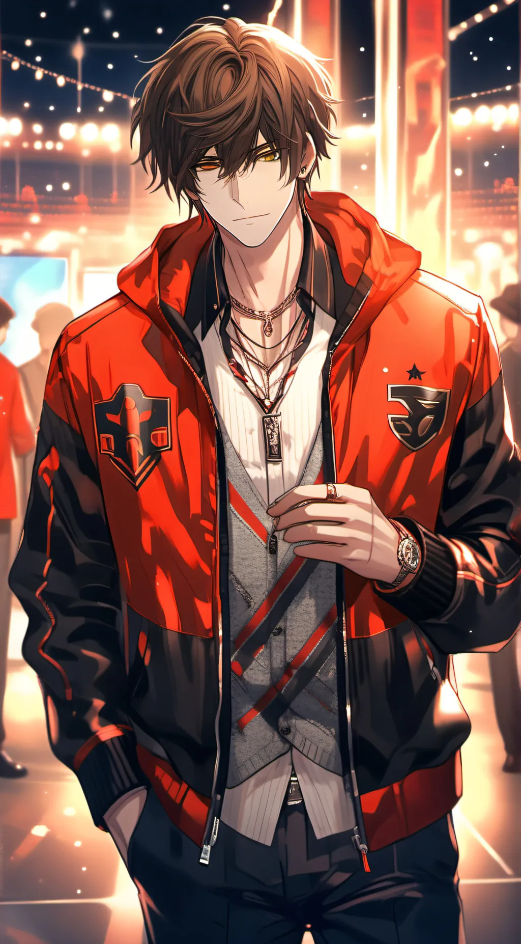 ai character: ash background