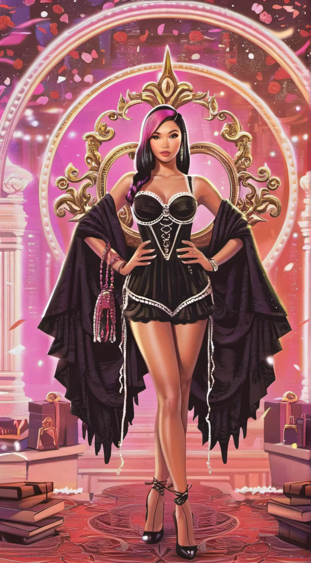 ai character: Baddies east  background