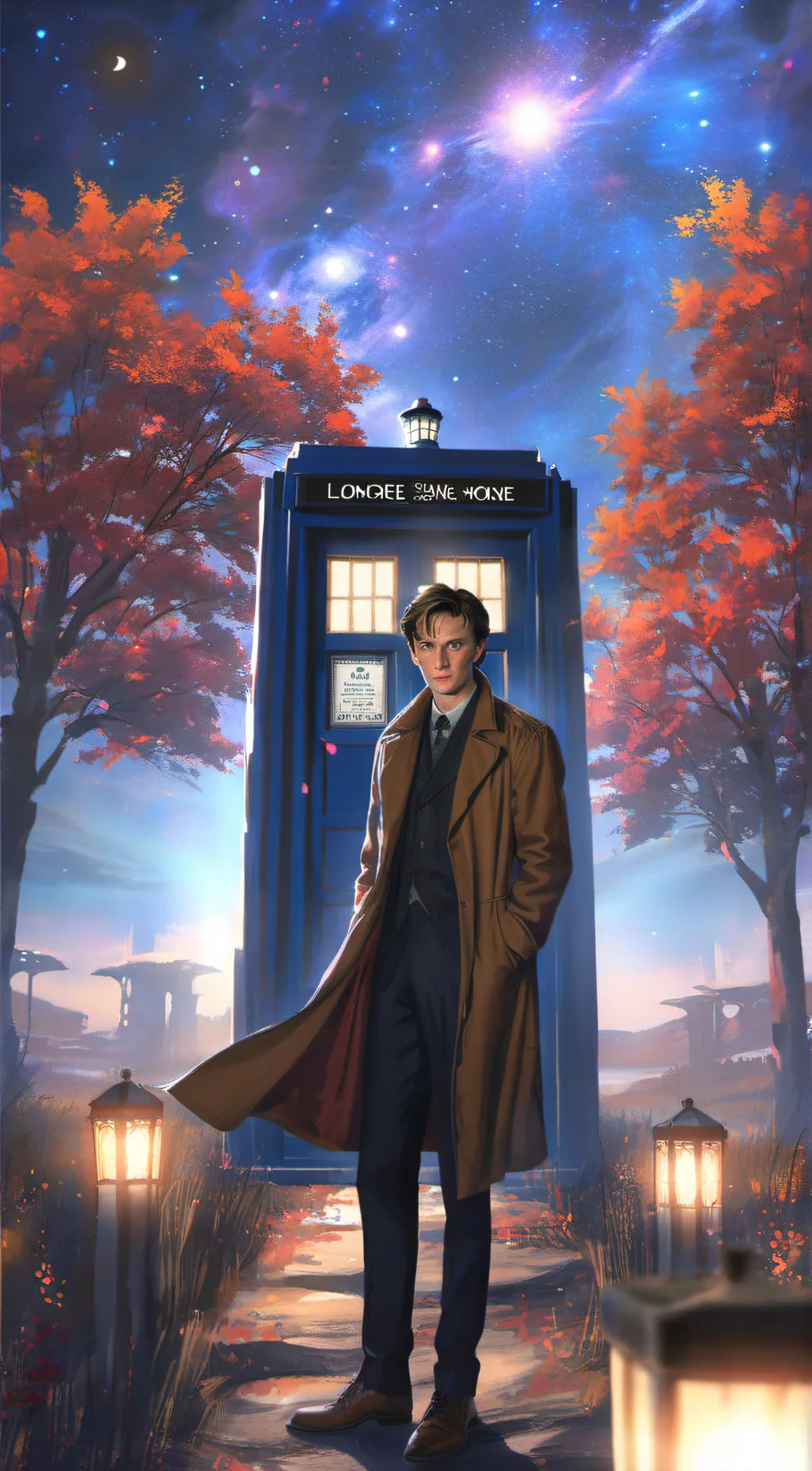 ai character: 10th Doctor 🌟🛸 background