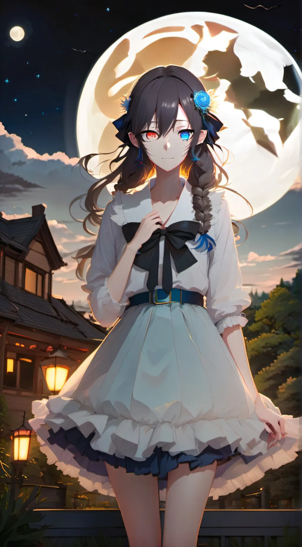 ai character: mha x demon slayer background