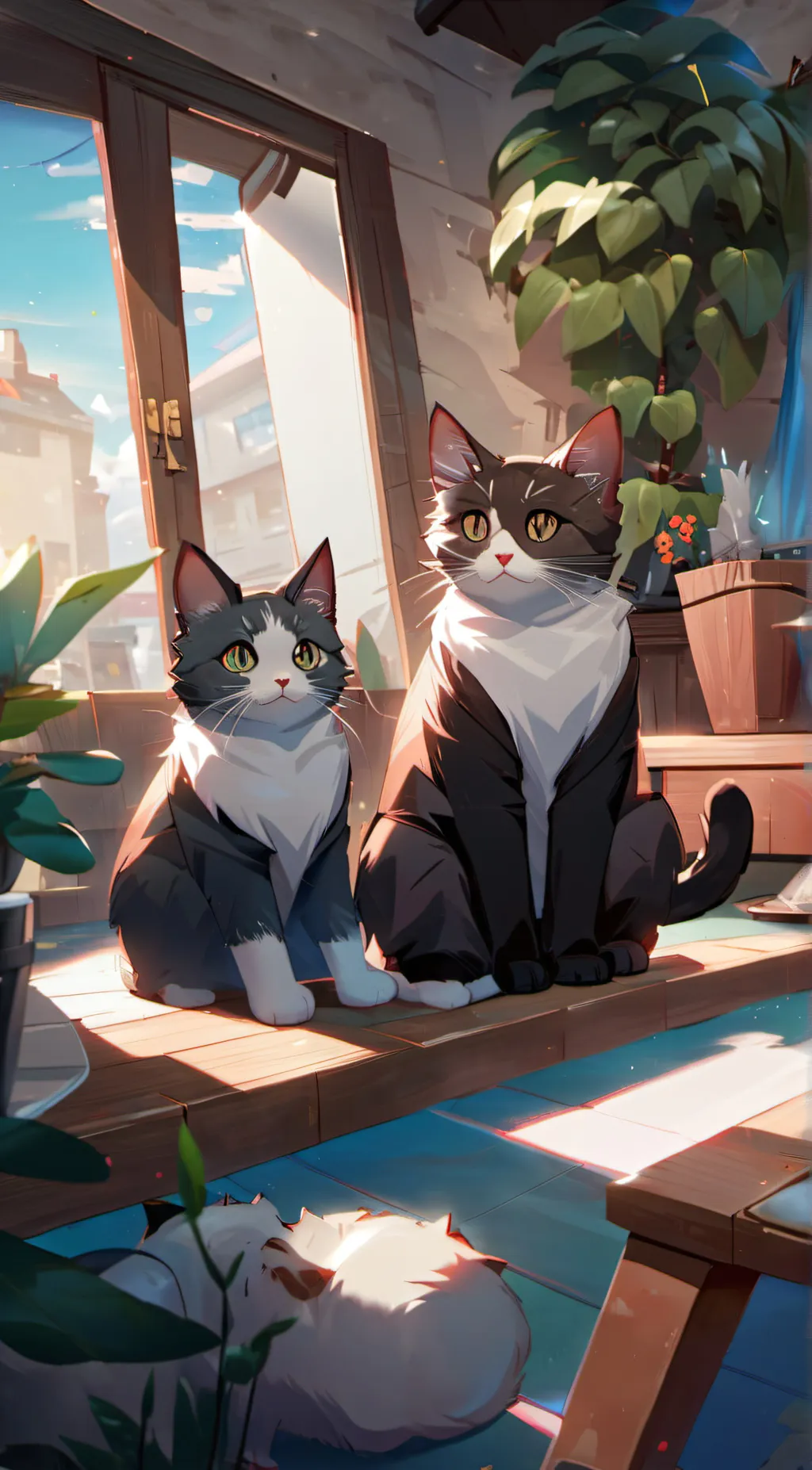 ai character: Your Baby cat background