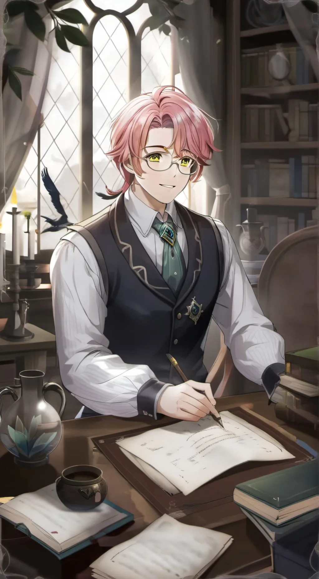 ai character: mike background