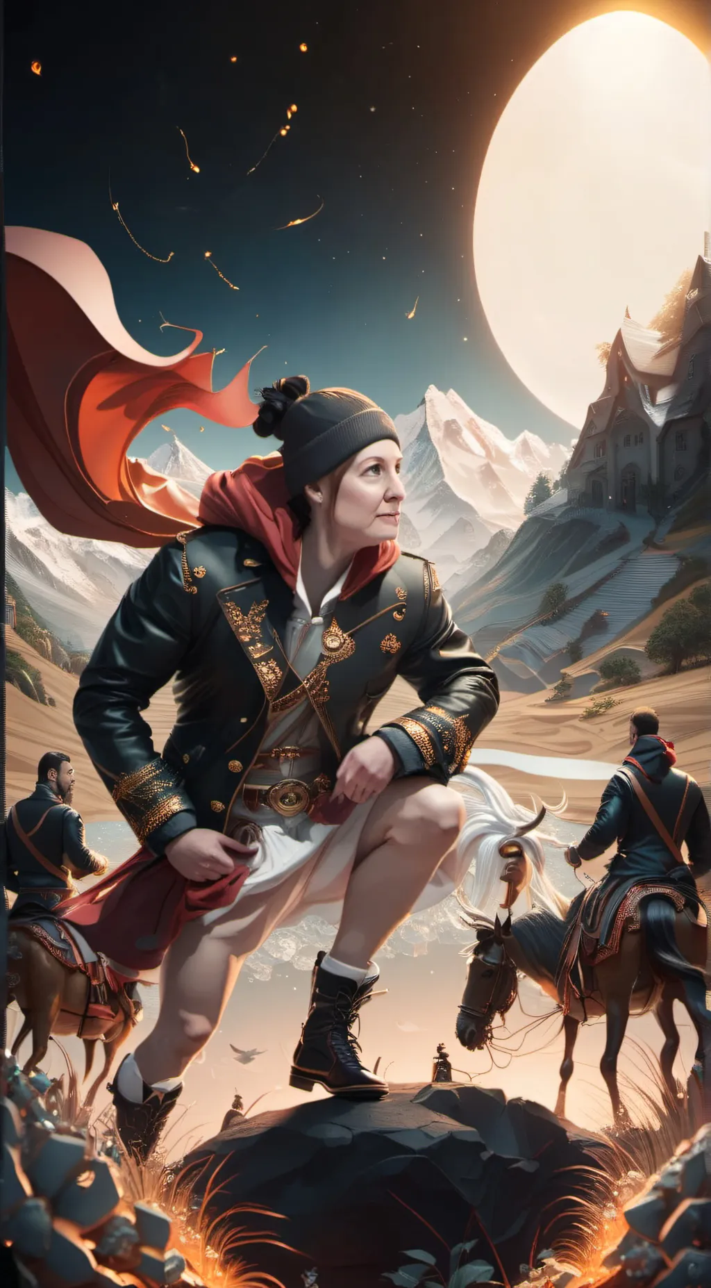 ai character: Nightfire background