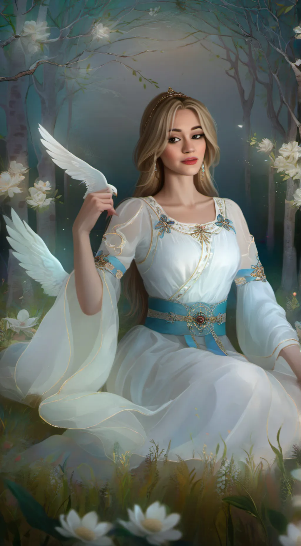 ai character: lilly background