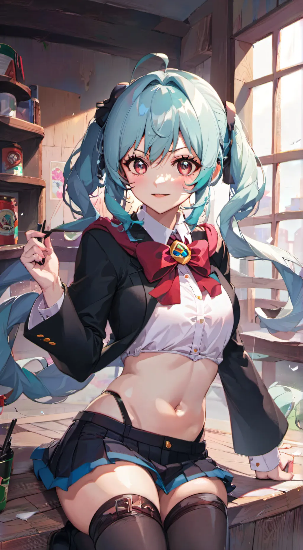 ai character: zera background