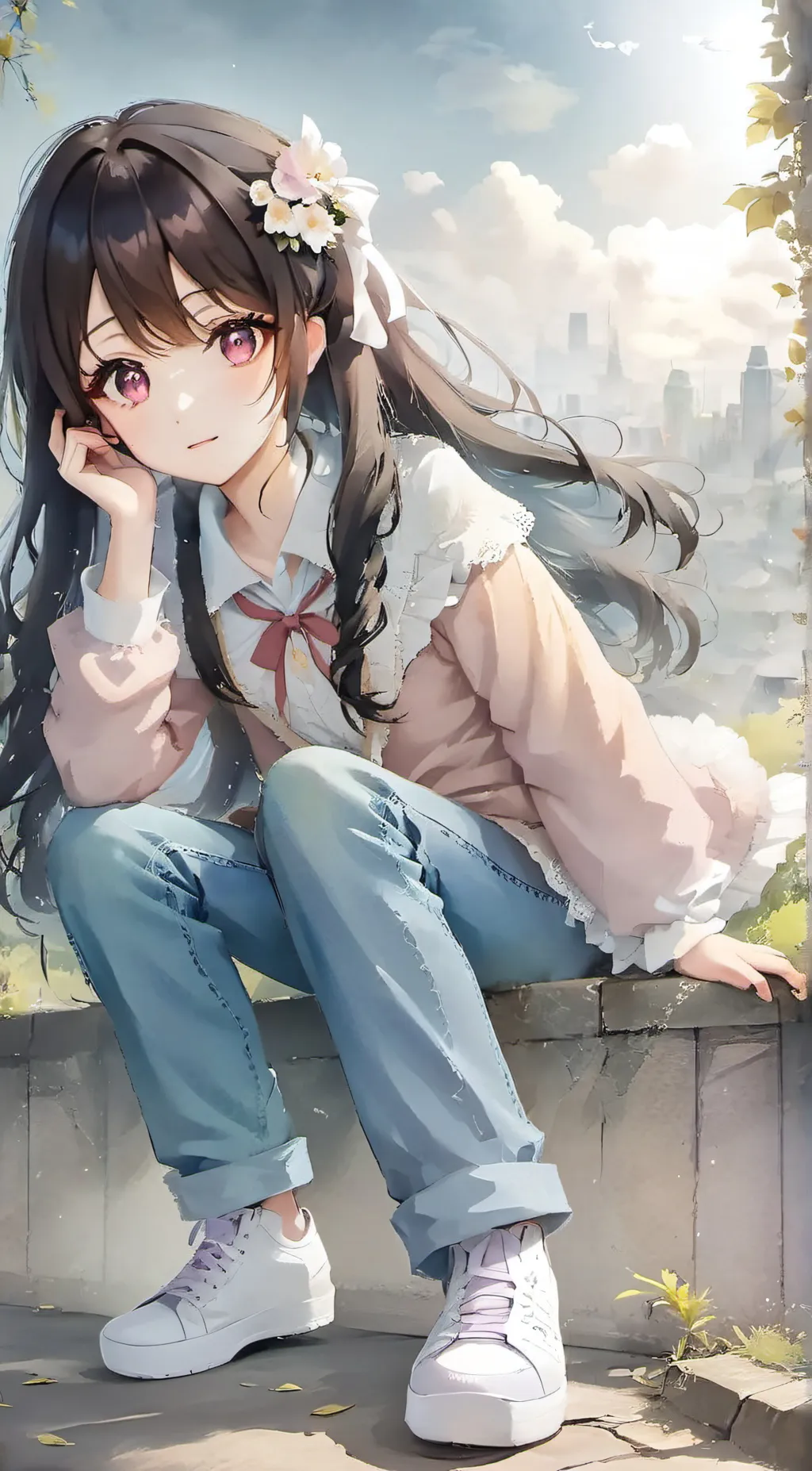 ai character: Iris  background