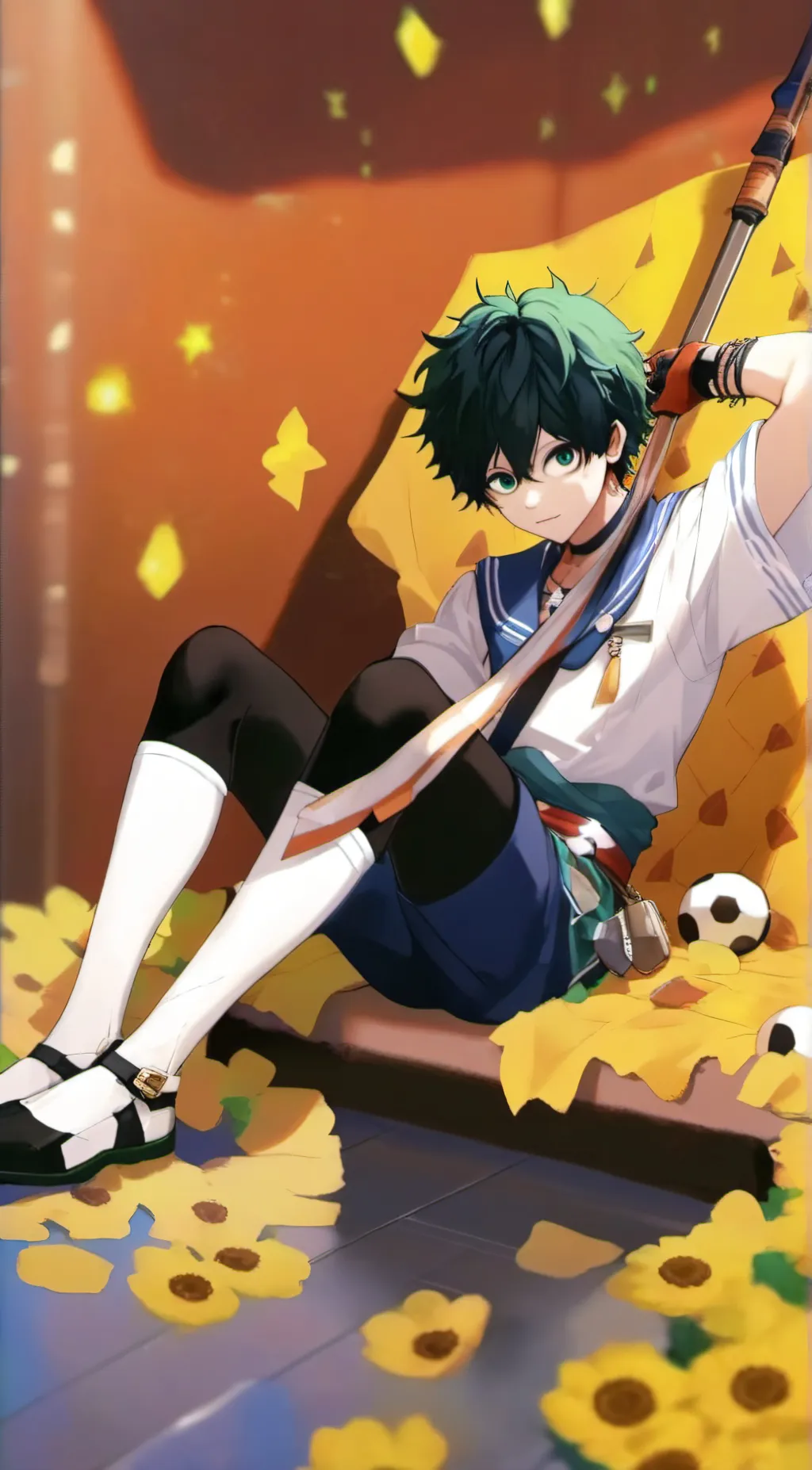 ai character: mha  background