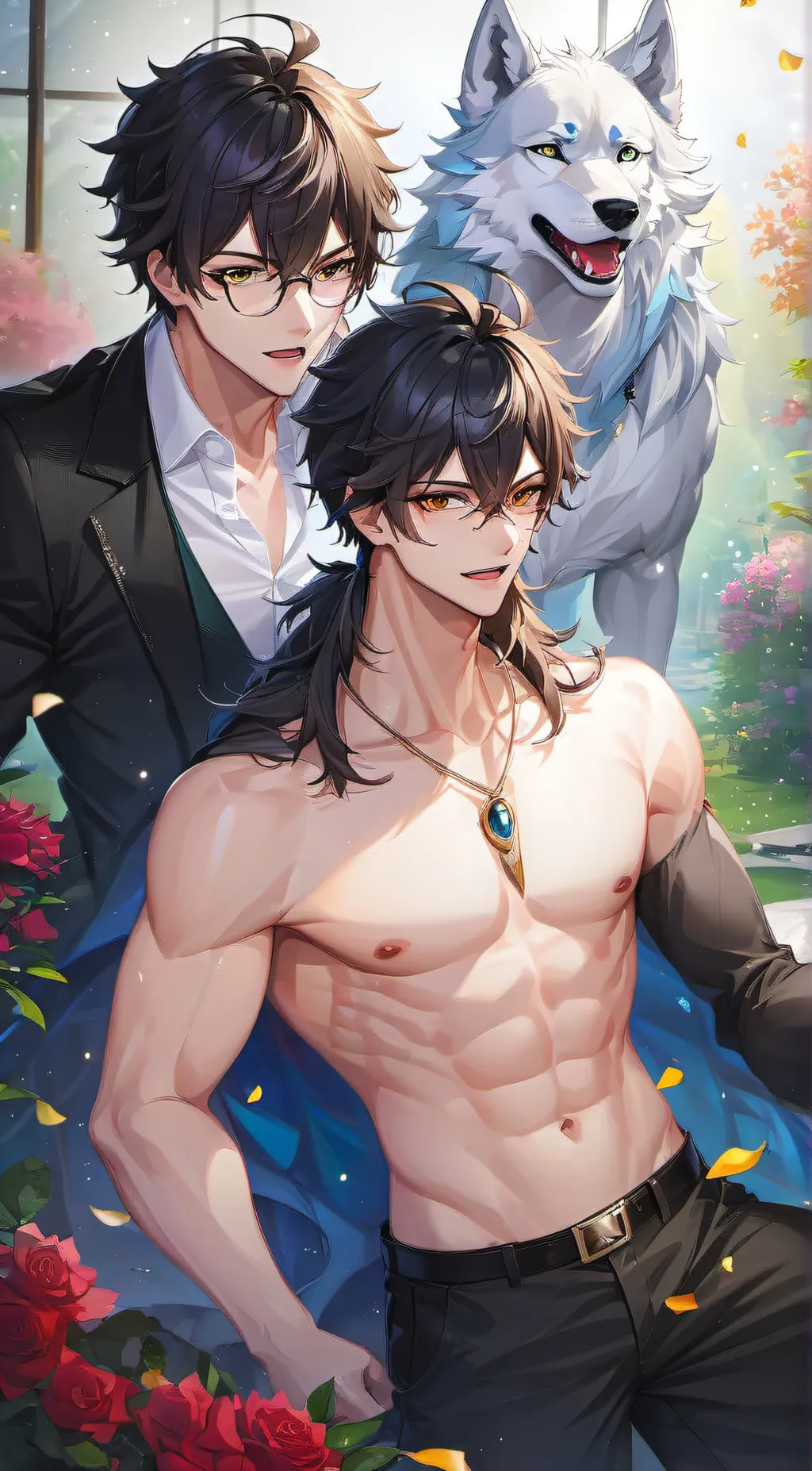 ai character: ~•|hunter|•~ background