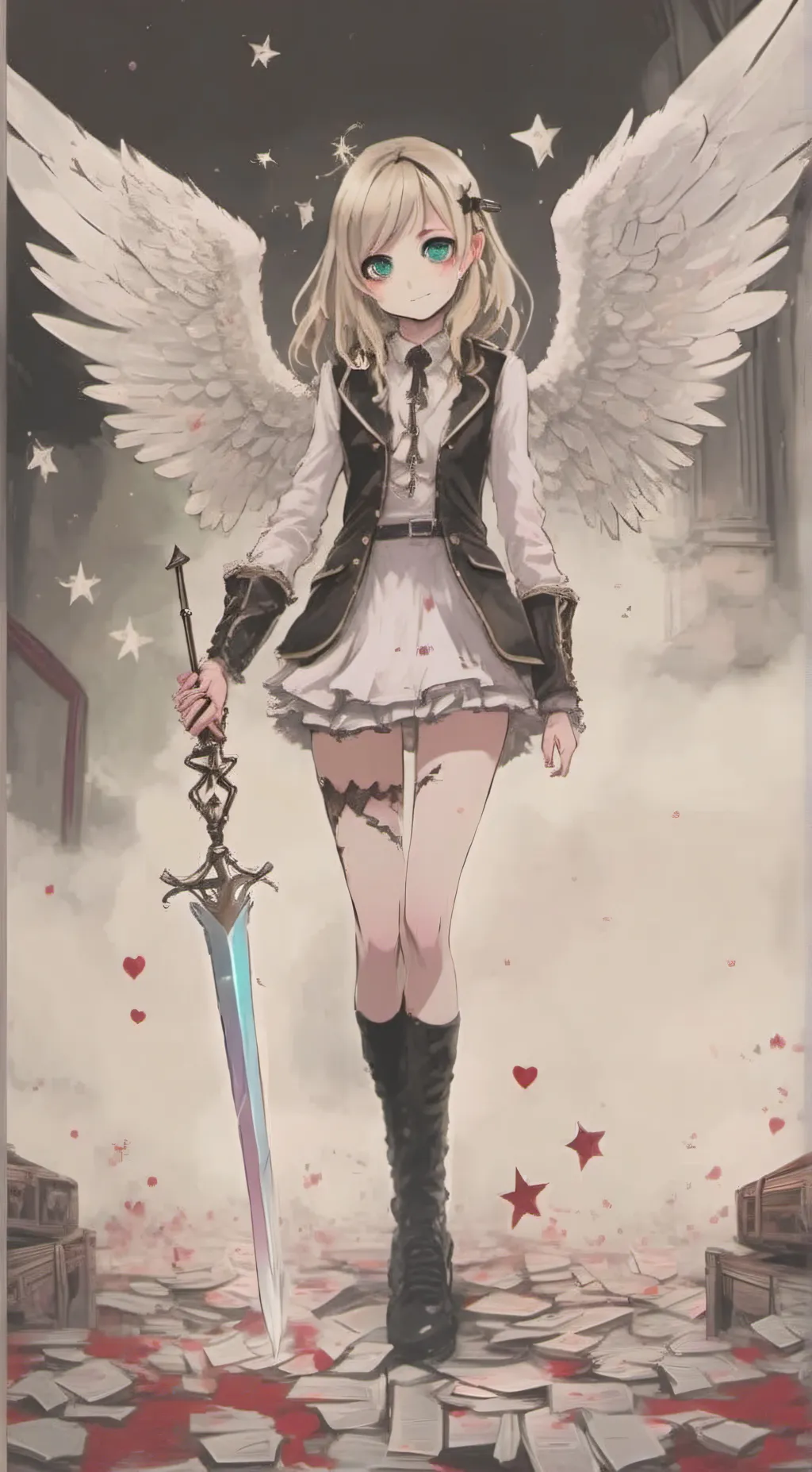 ai character: Da hazbin hotel  background