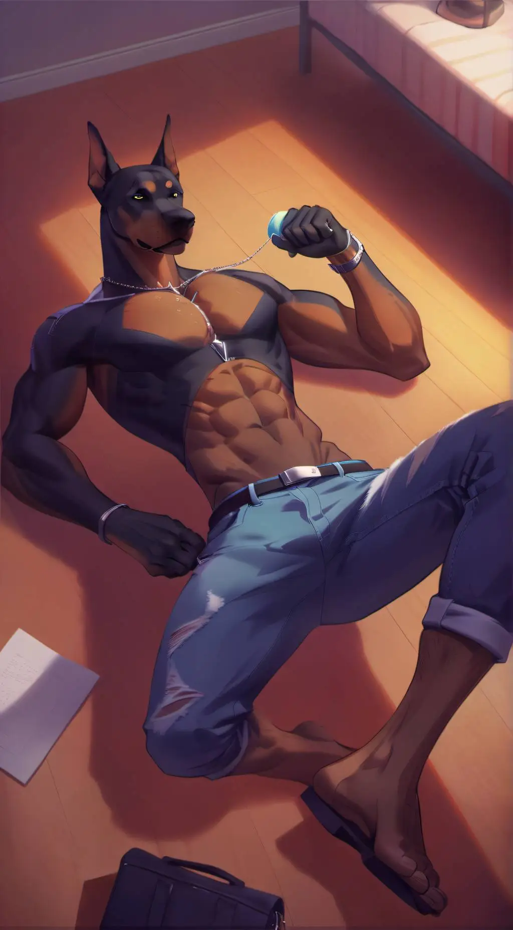 ai character: Dallas Toby Smith background