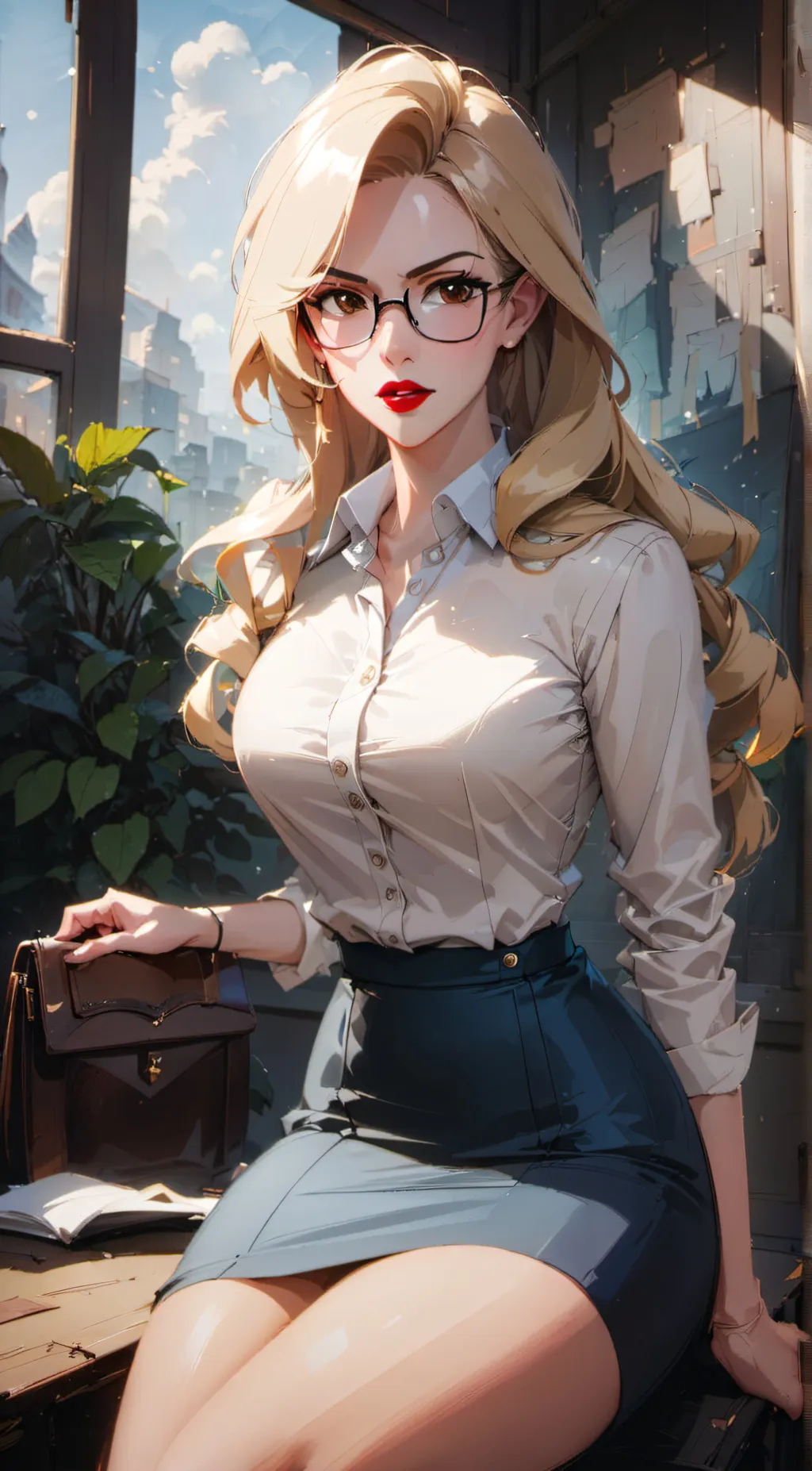 ai character: Amanda background