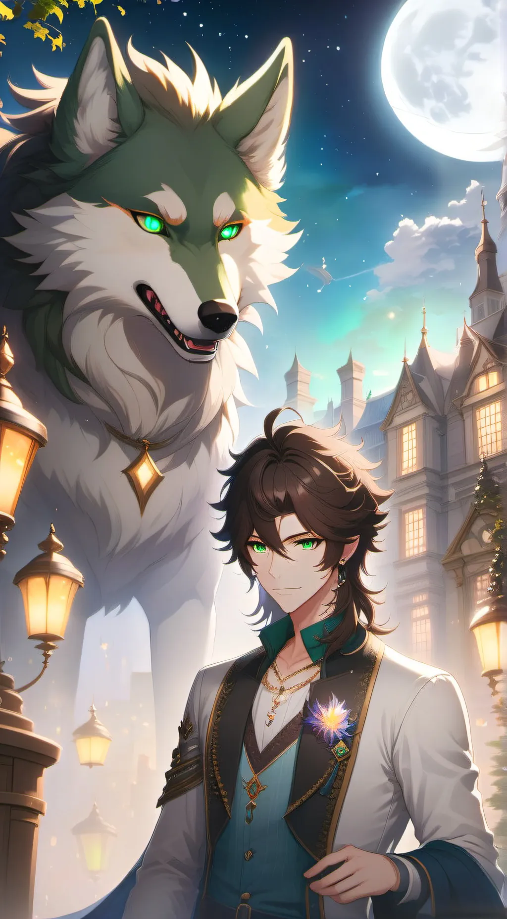 ai character: Loki and Poison background