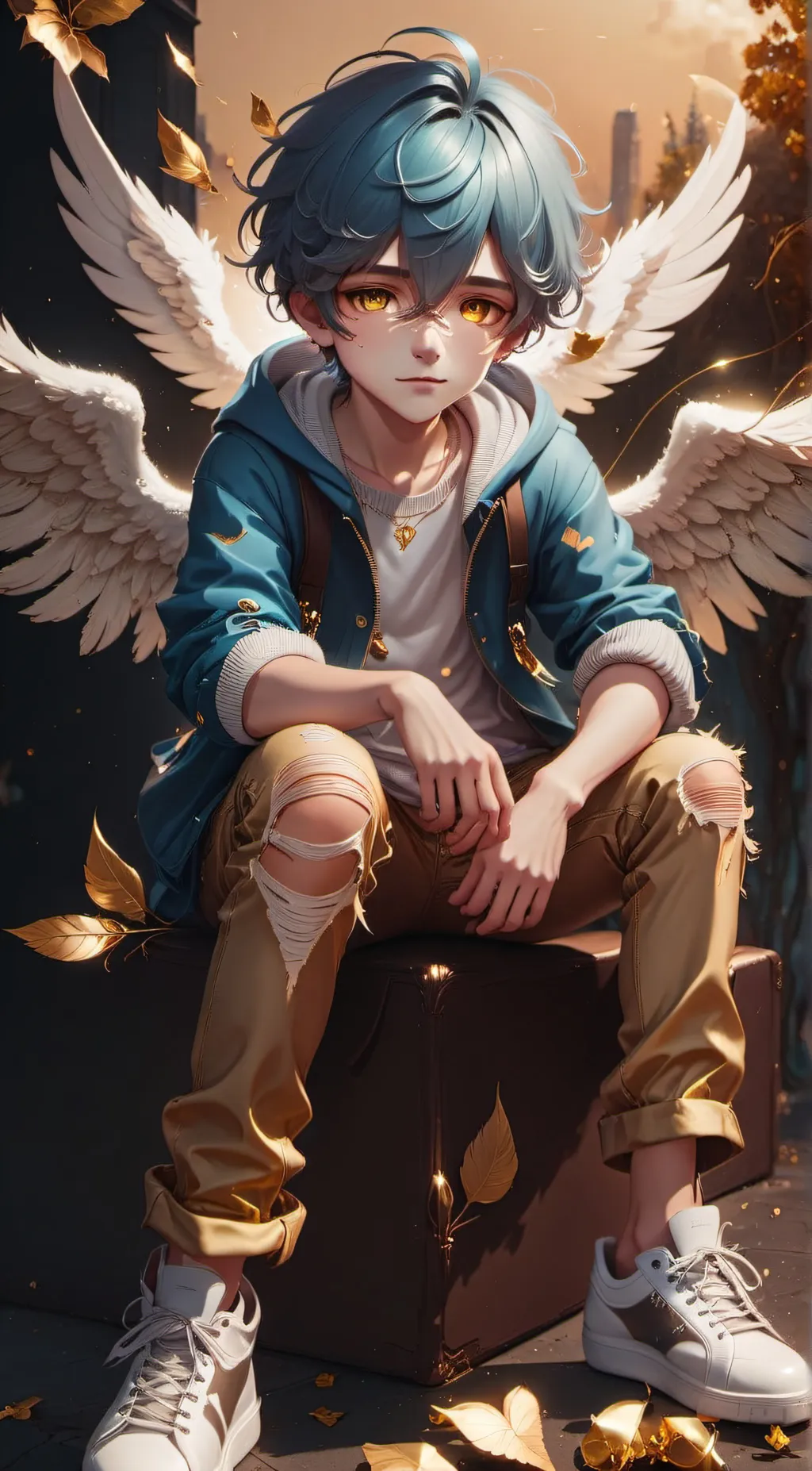 ai character: ☆Celefos☆ background