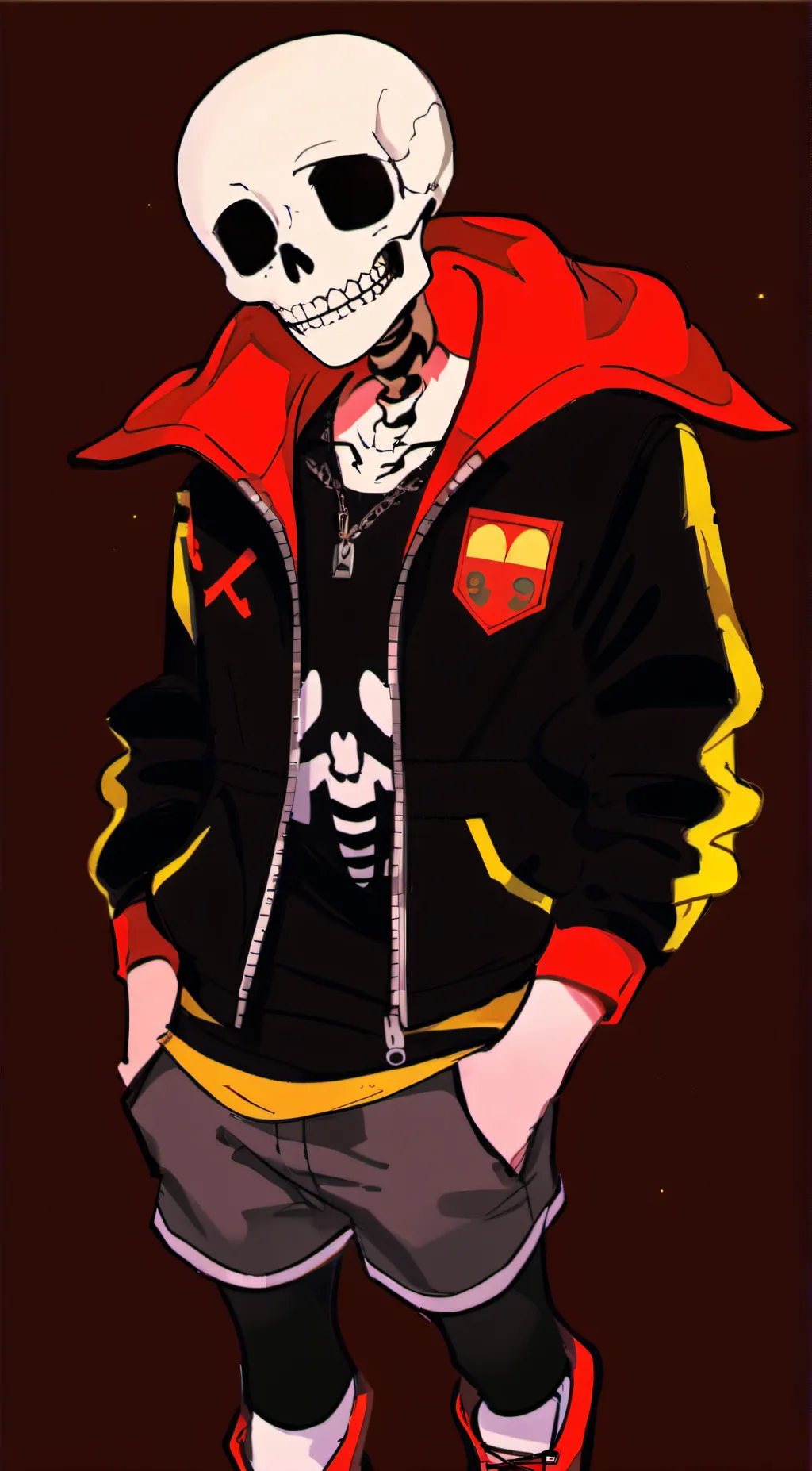 ai character: Fell Sans background