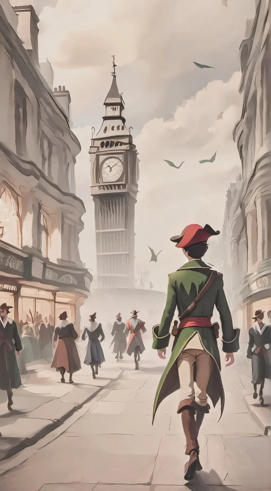 ai character: Peter and molly background