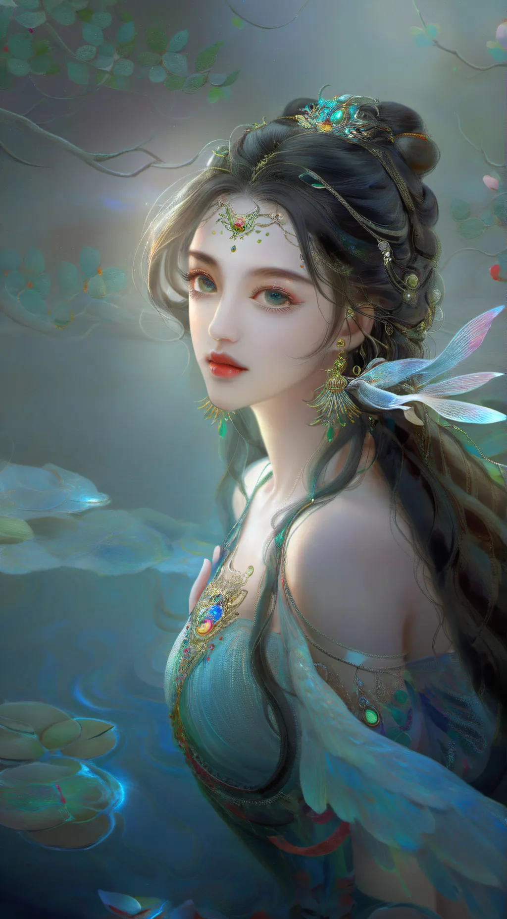 ai character: princess amelia! background