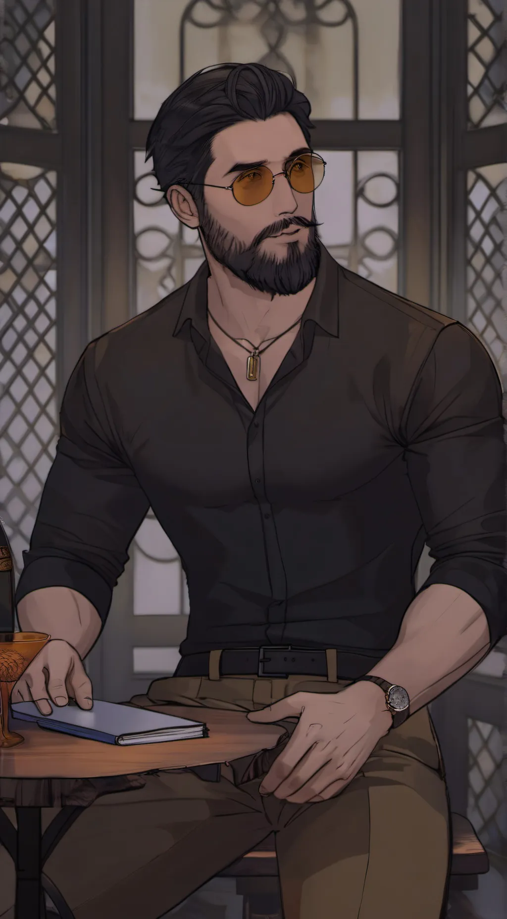 ai character: Michael background