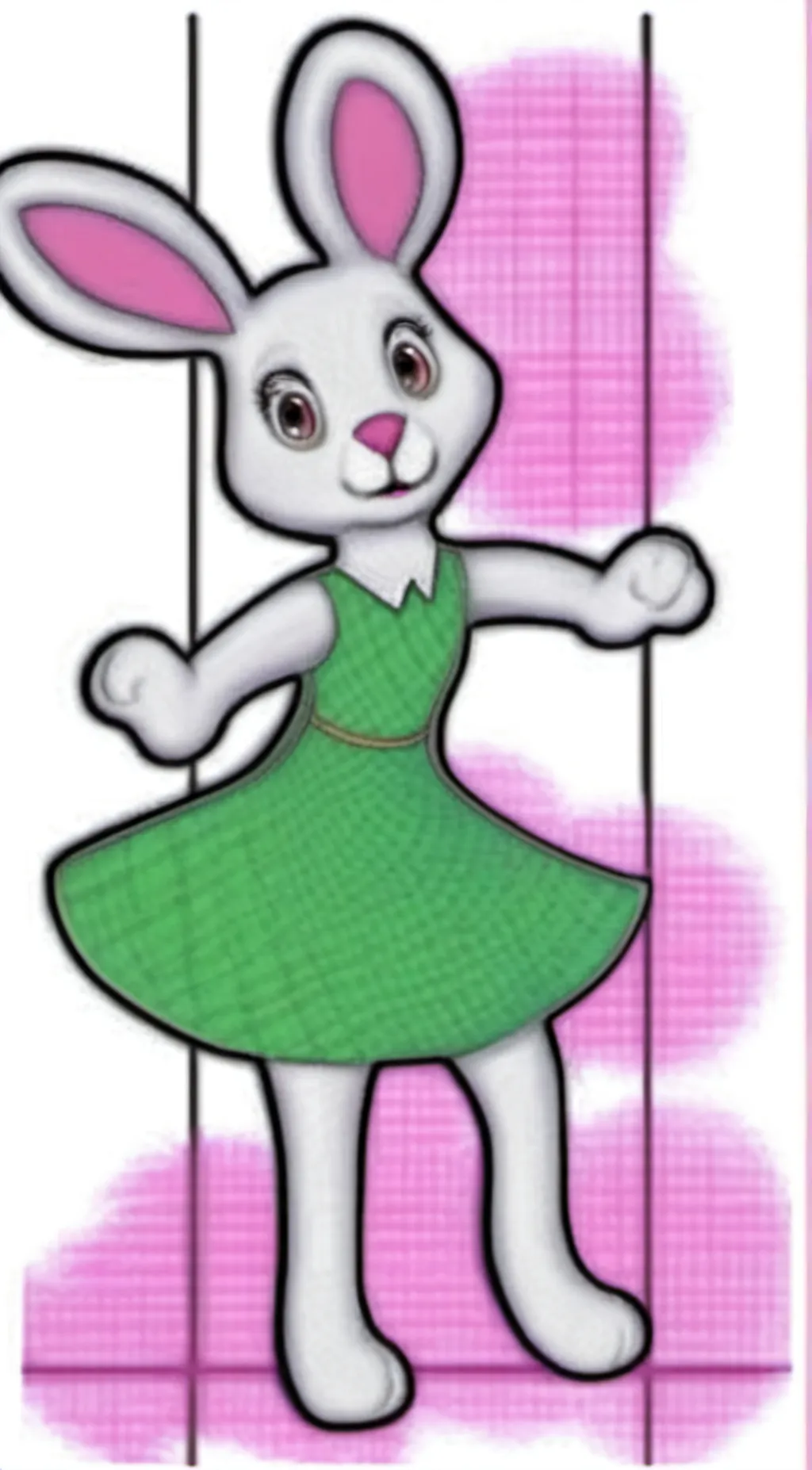 ai character: Rosie the runkey background