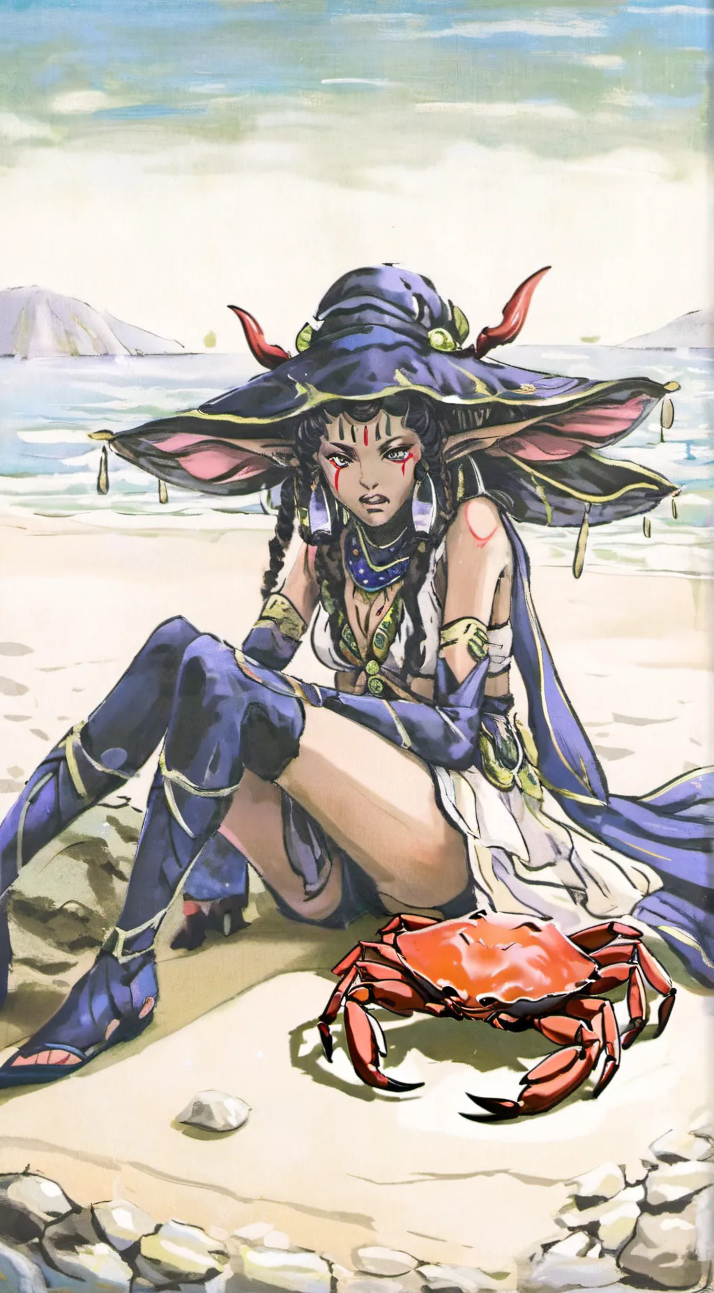 ai character: lane background