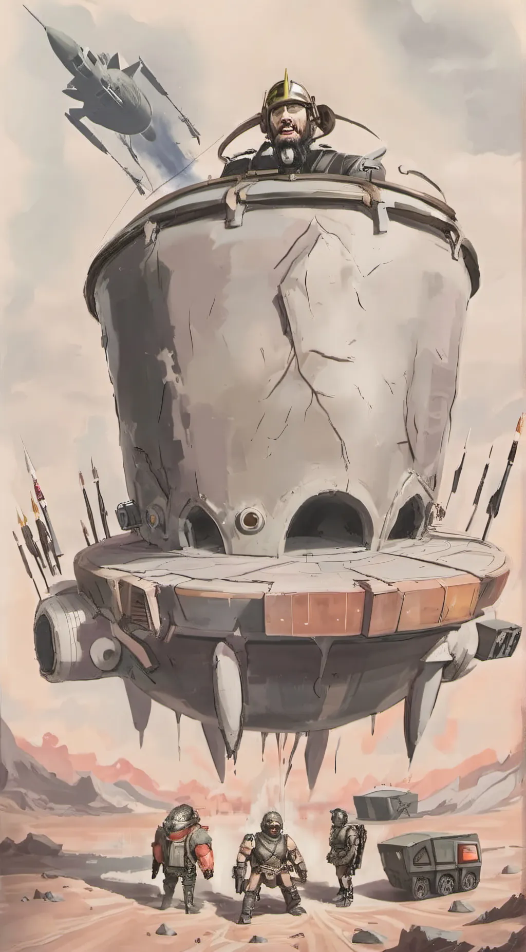 ai character: explosive skibidi background