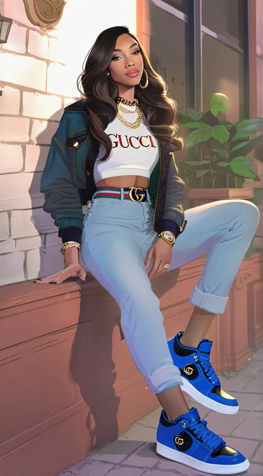 ai character: Chole  background