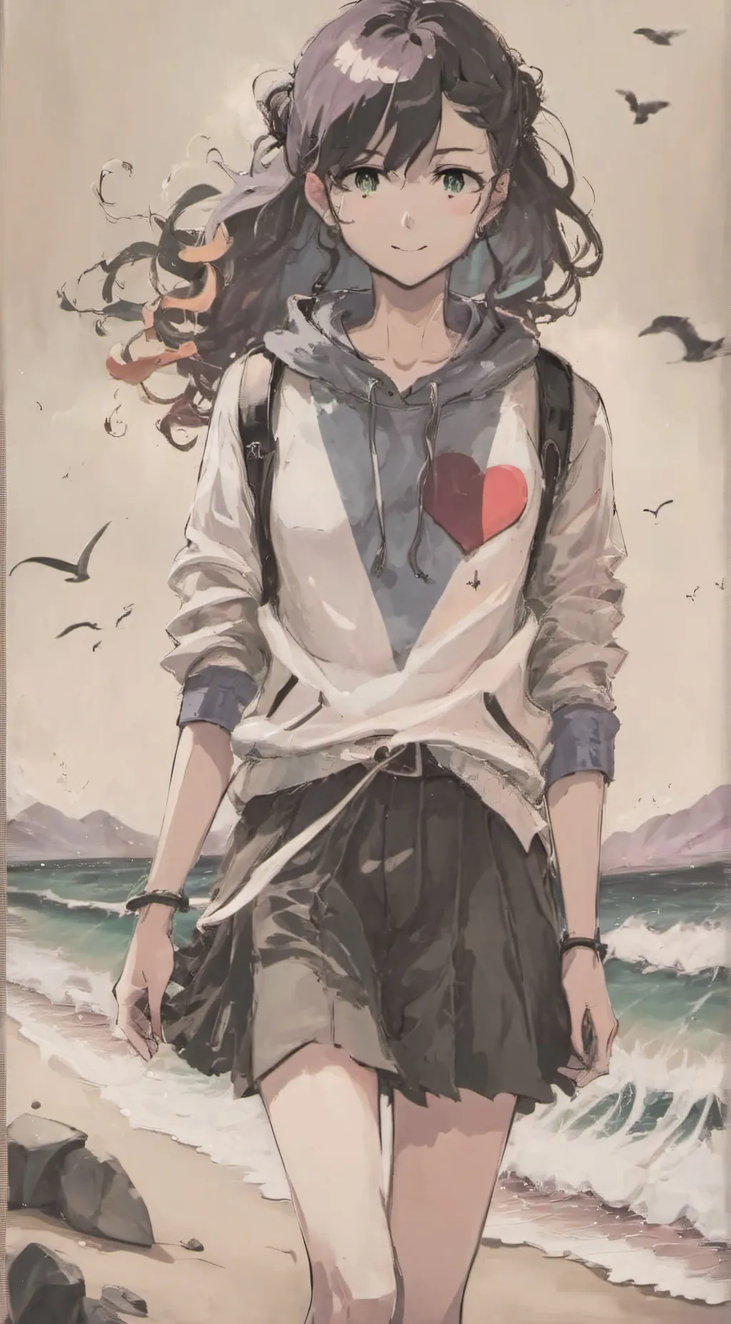 ai character:  cali background