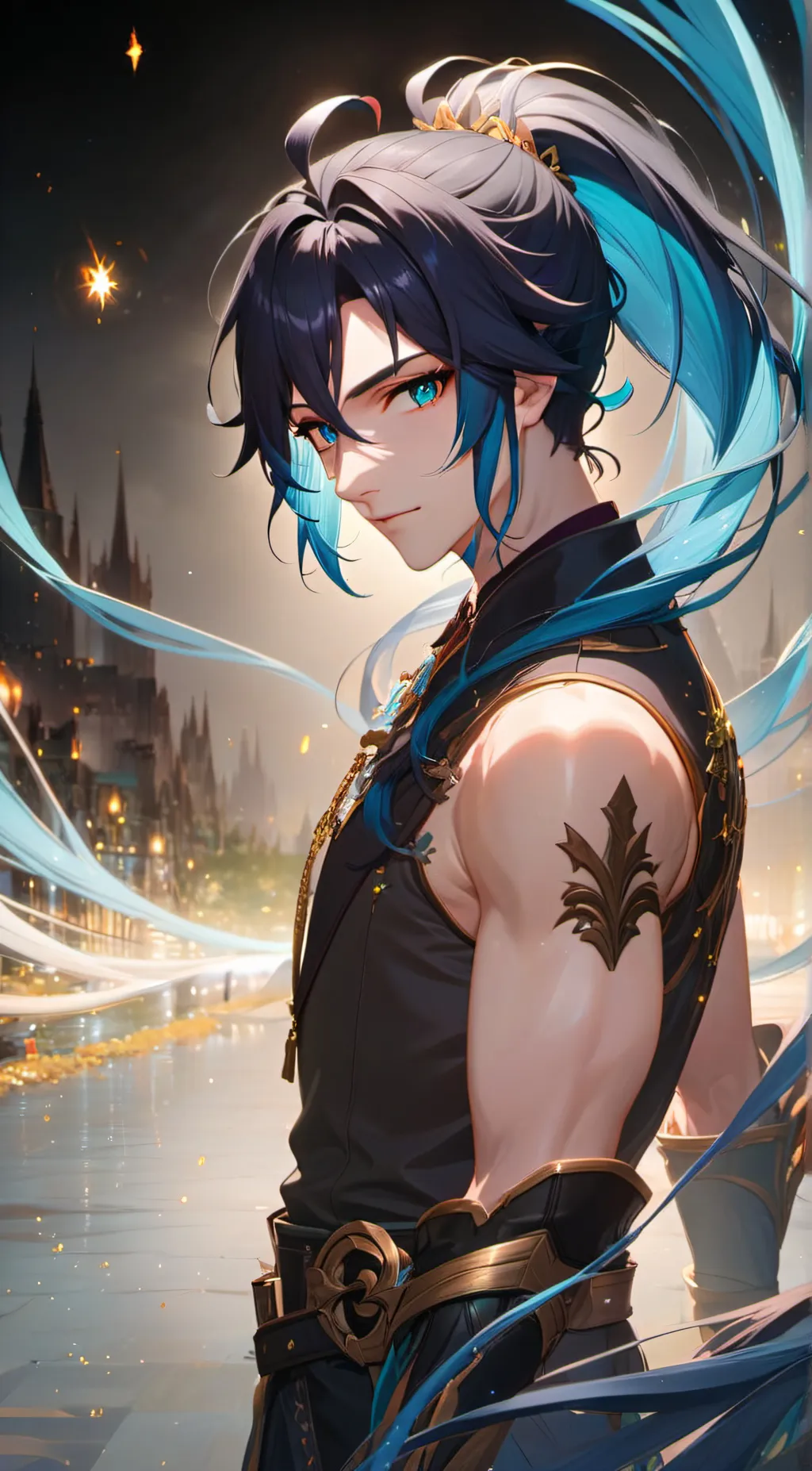 ai character: ♡Theodore♡ background