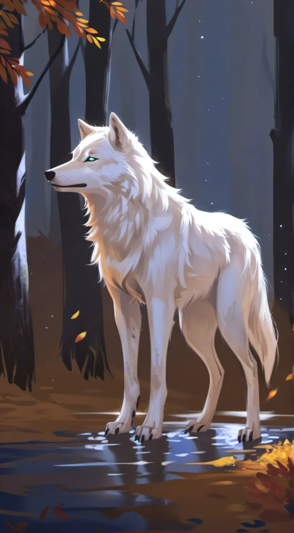 ai character: moon dancer background