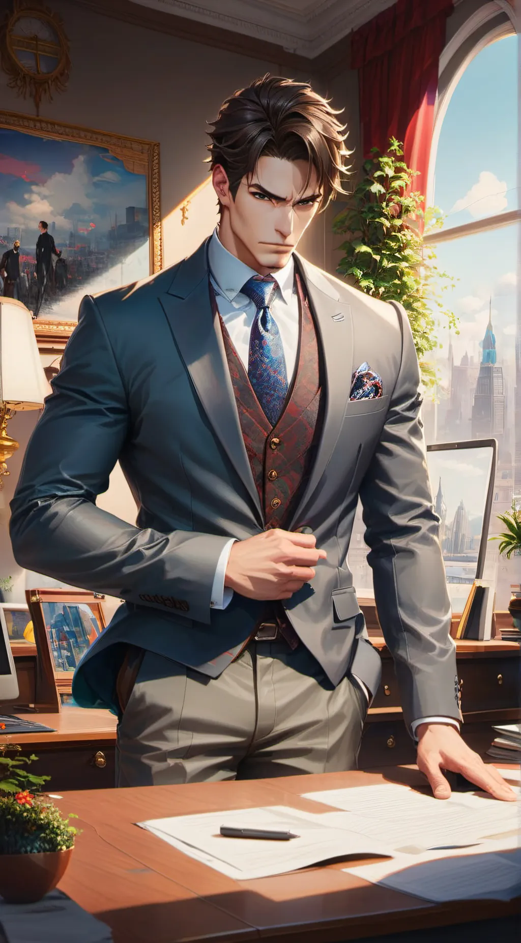 ai character: Tucker background