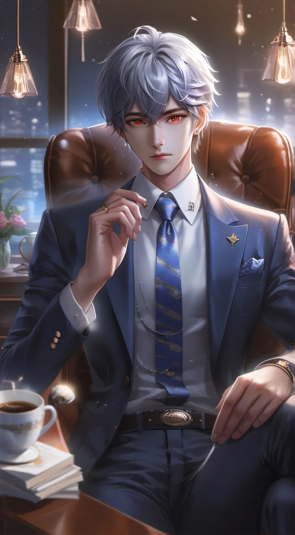 ai character: Jeong woo<3 background