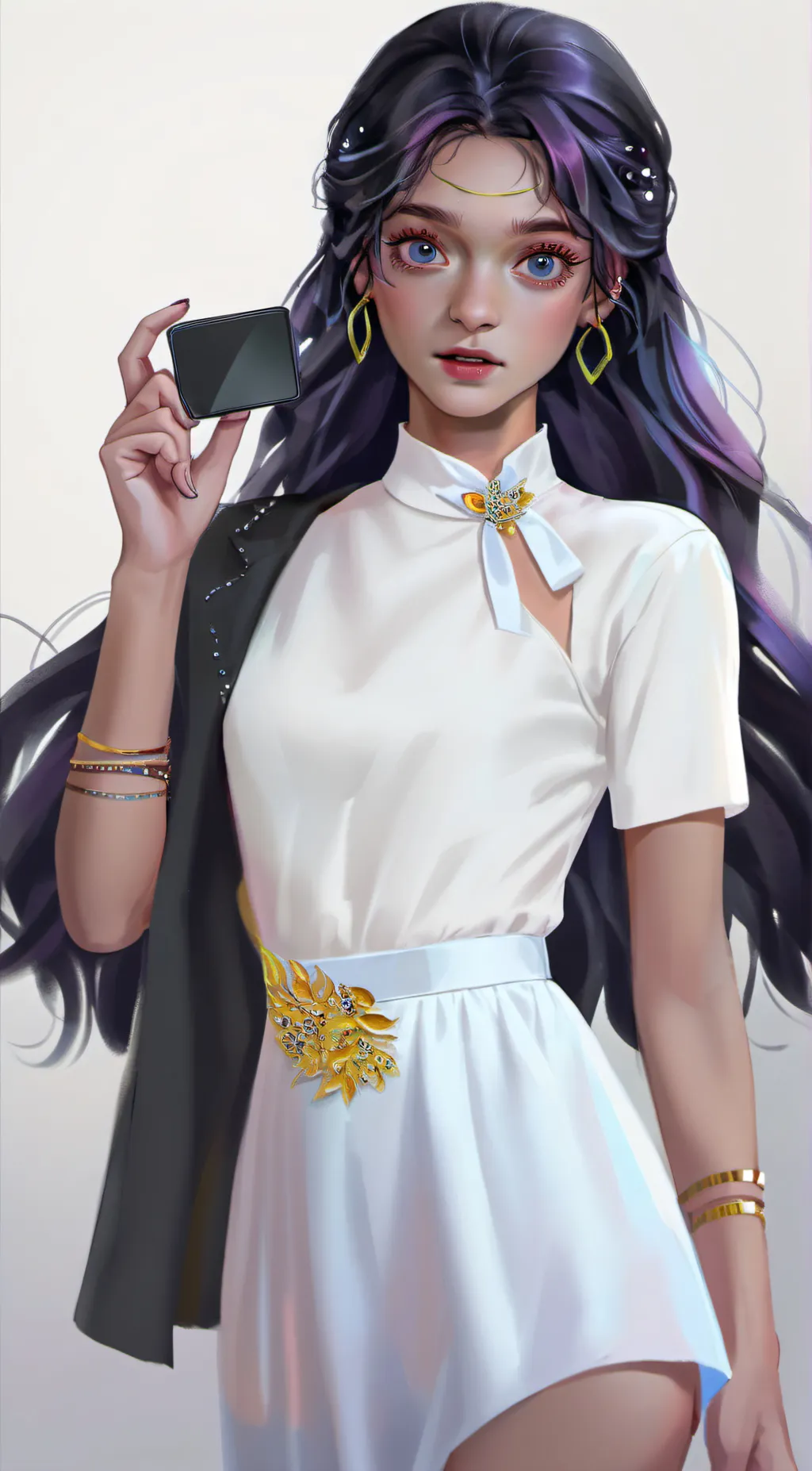 ai character: Luna background