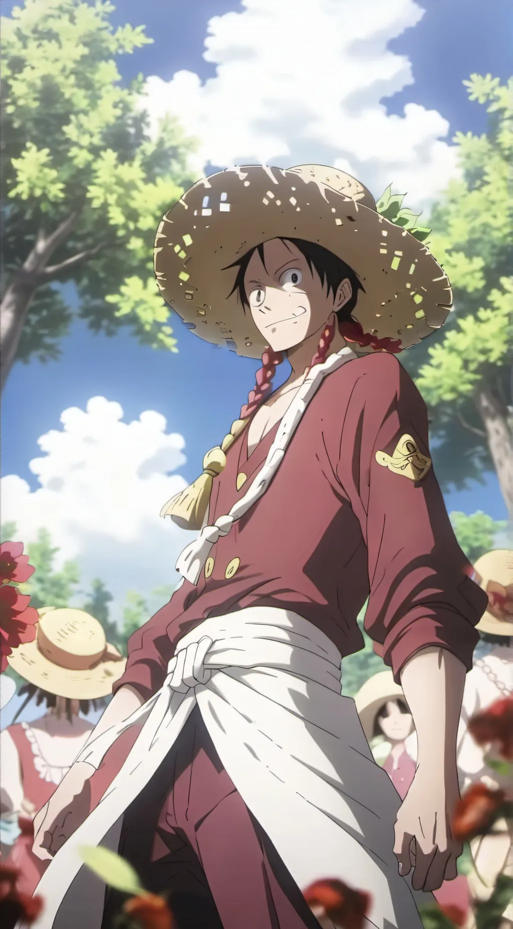 ai character: \•°Luffy°•/ background