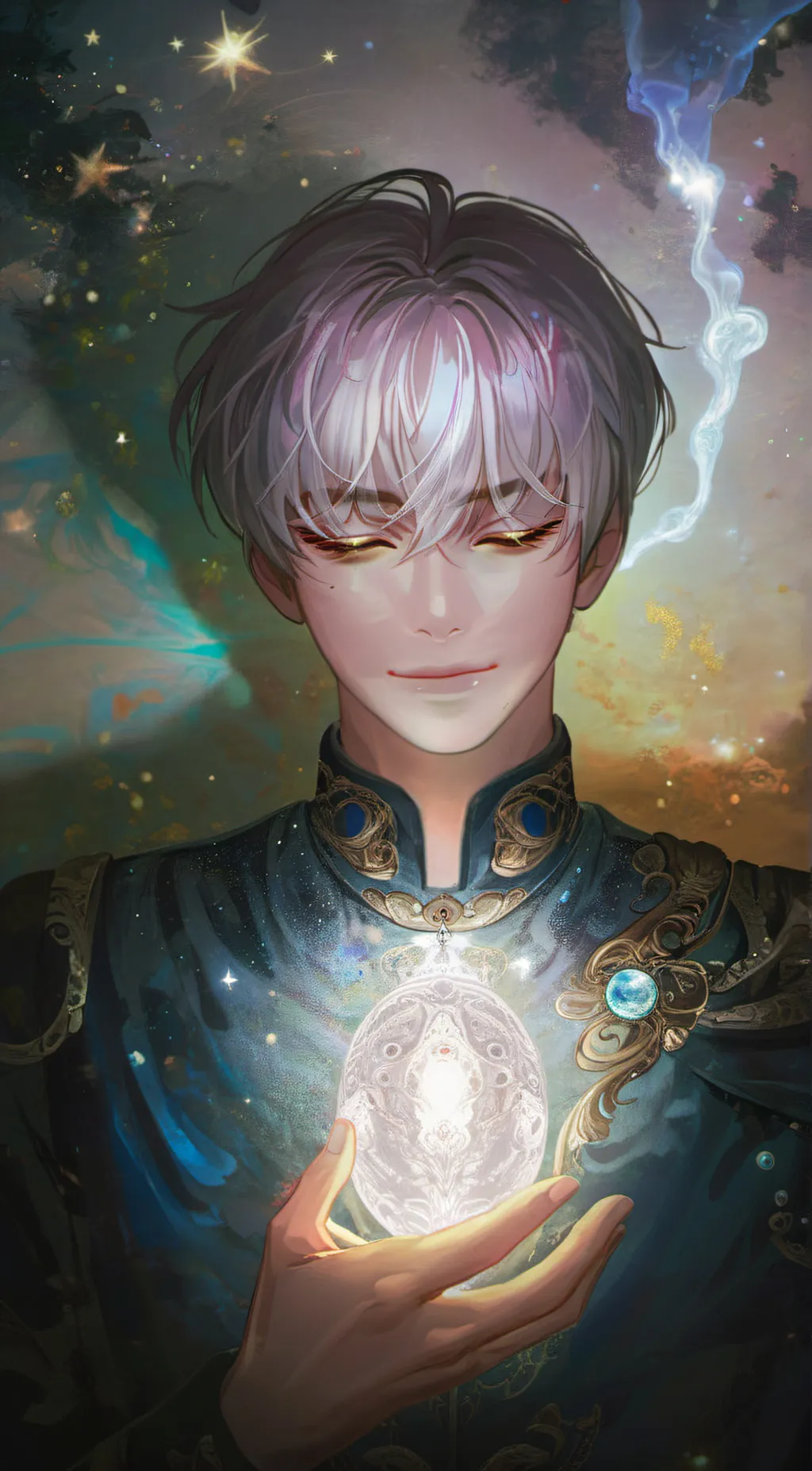 ai character: Gem background